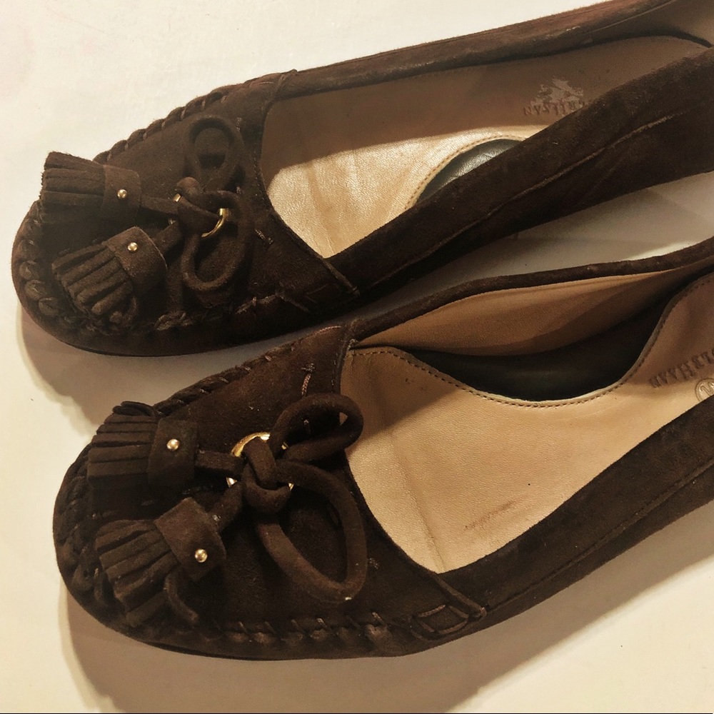 Cole Haan brown leather loafers size 7.5 women
